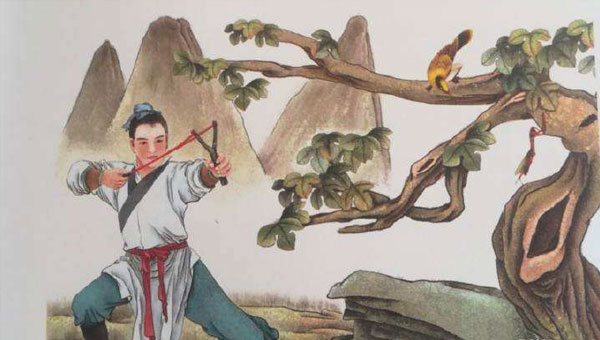 【国学动画】中国成语故事之螳螂捕蝉黄雀在后