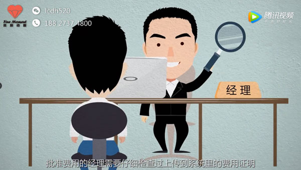 宝洁差旅费报销流程MG动画 广州动画制作公司